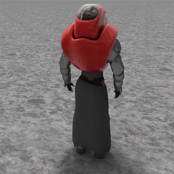 3d girl futuristic armored suit - Futuristic Armored Girl by scyrus